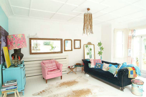 壁畫(huà)裝飾客廳