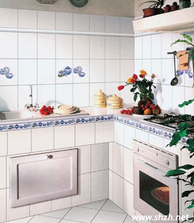 廚房淺色磚 針對小廚房設(shè)計的