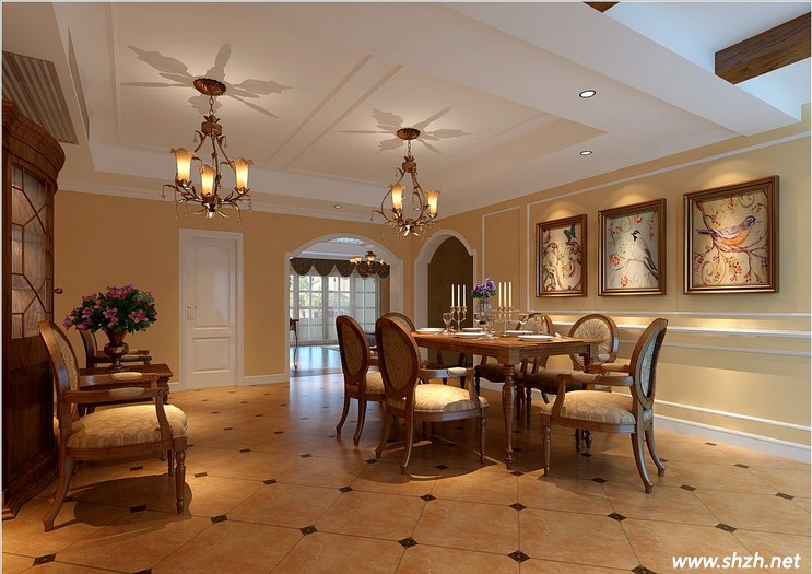美式風格餐廳設計