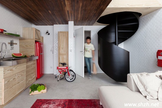 時(shí)尚個(gè)性單身公寓