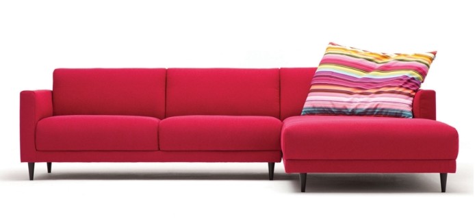 品牌紅色沙發(fā)